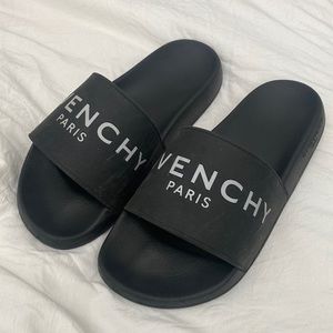 black GIVENCHY slides